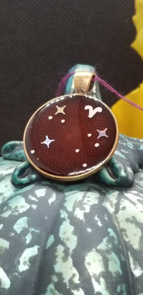 Aries Zodiac Pendant: Constellation