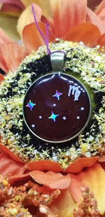 Load image into Gallery viewer, Virgo Zodiac Pendant: Constellation
