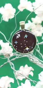 Load image into Gallery viewer, Sagittarius Zodiac Pendant: Constellation
