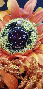 Load image into Gallery viewer, Gemini Zodiac Pendant: Constellation
