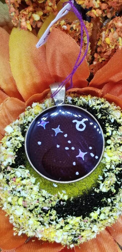 Taurus Zodiac Pendant:  Constellation