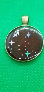 Load image into Gallery viewer, Sagittarius Zodiac Pendant: Constellation
