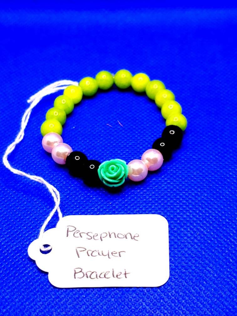 Persephone Prayer Bracelet | Goddess of Spring |