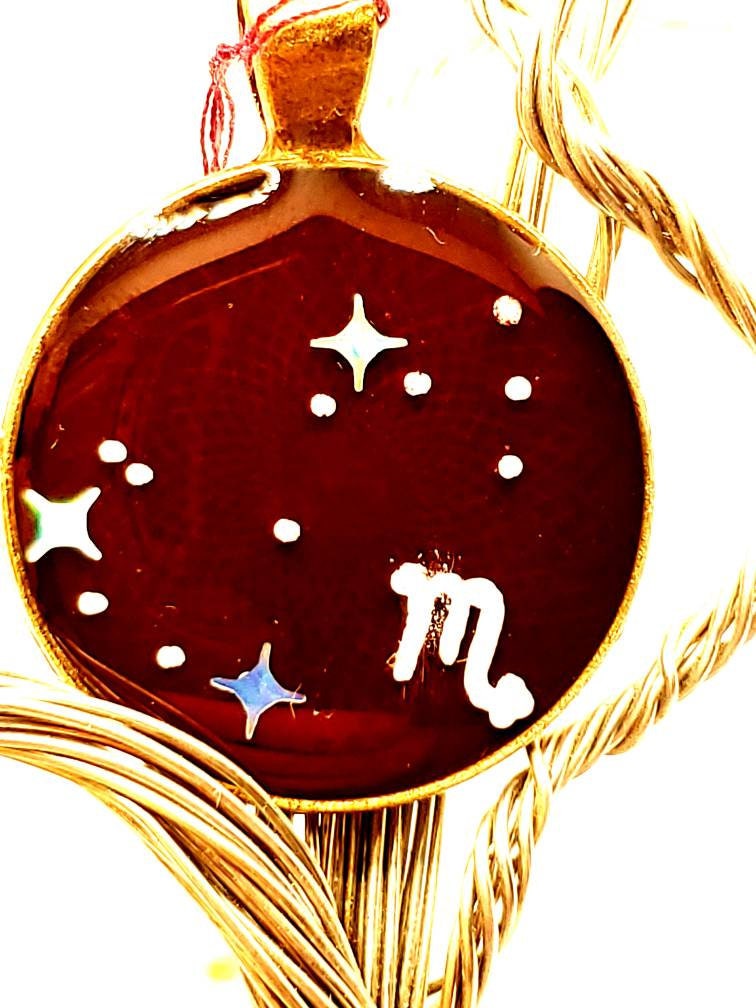 Scorpio Zodiac Pendant: Constellation