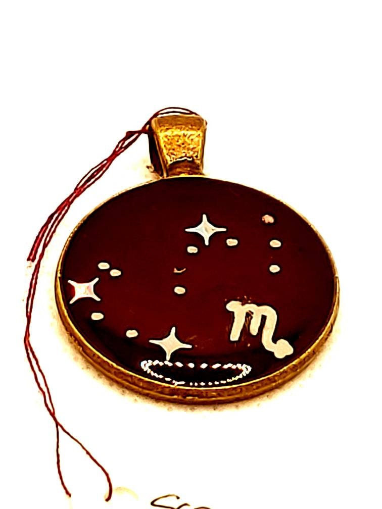 Scorpio Zodiac Pendant: Constellation