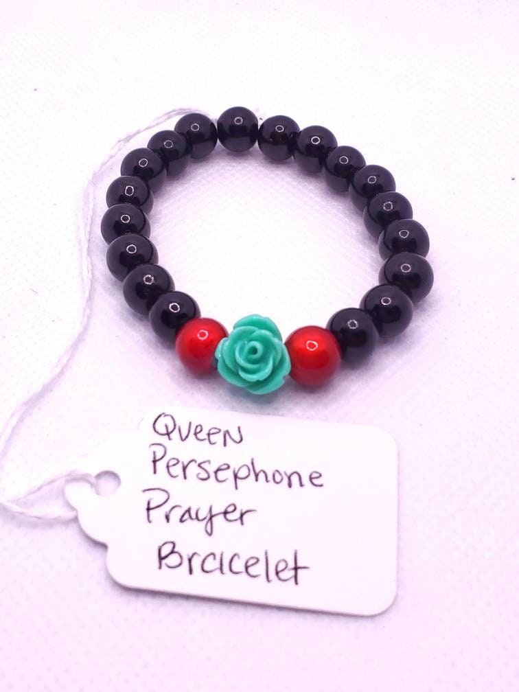 Persephone Prayer Bracelet | Queen of the Underworld |