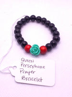 Load image into Gallery viewer, Persephone Prayer Bracelet | Queen of the Underworld |
