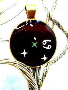 Cancer Zodiac Pendant: Constellation