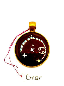 Cancer Zodiac Pendant: Constellation