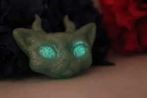 Magical Cats Head Keychain