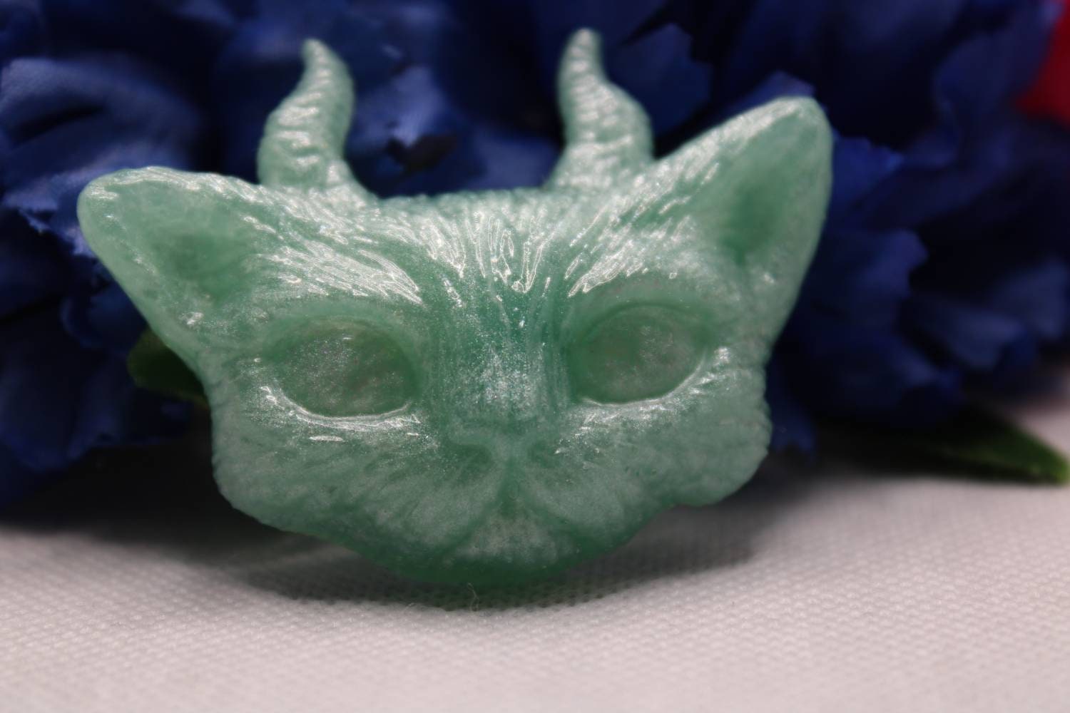 Magical Cats Head Keychain