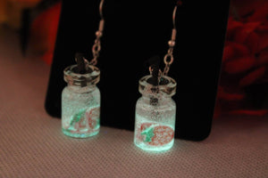 Magic Strawberry Boba Earrings